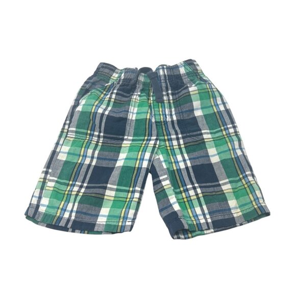 Boy's Clothes -   2Graphic, 1 Solid T-Shirts, Plaid Shorts  Size 5-6, 6‎ & S - Picture 3 of 12